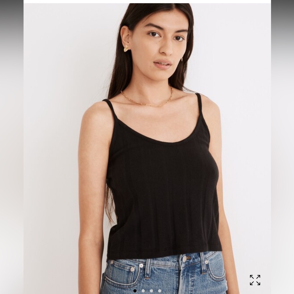 Madewell Ribbed Sweater-Knit Anytime Cami Top Size XL